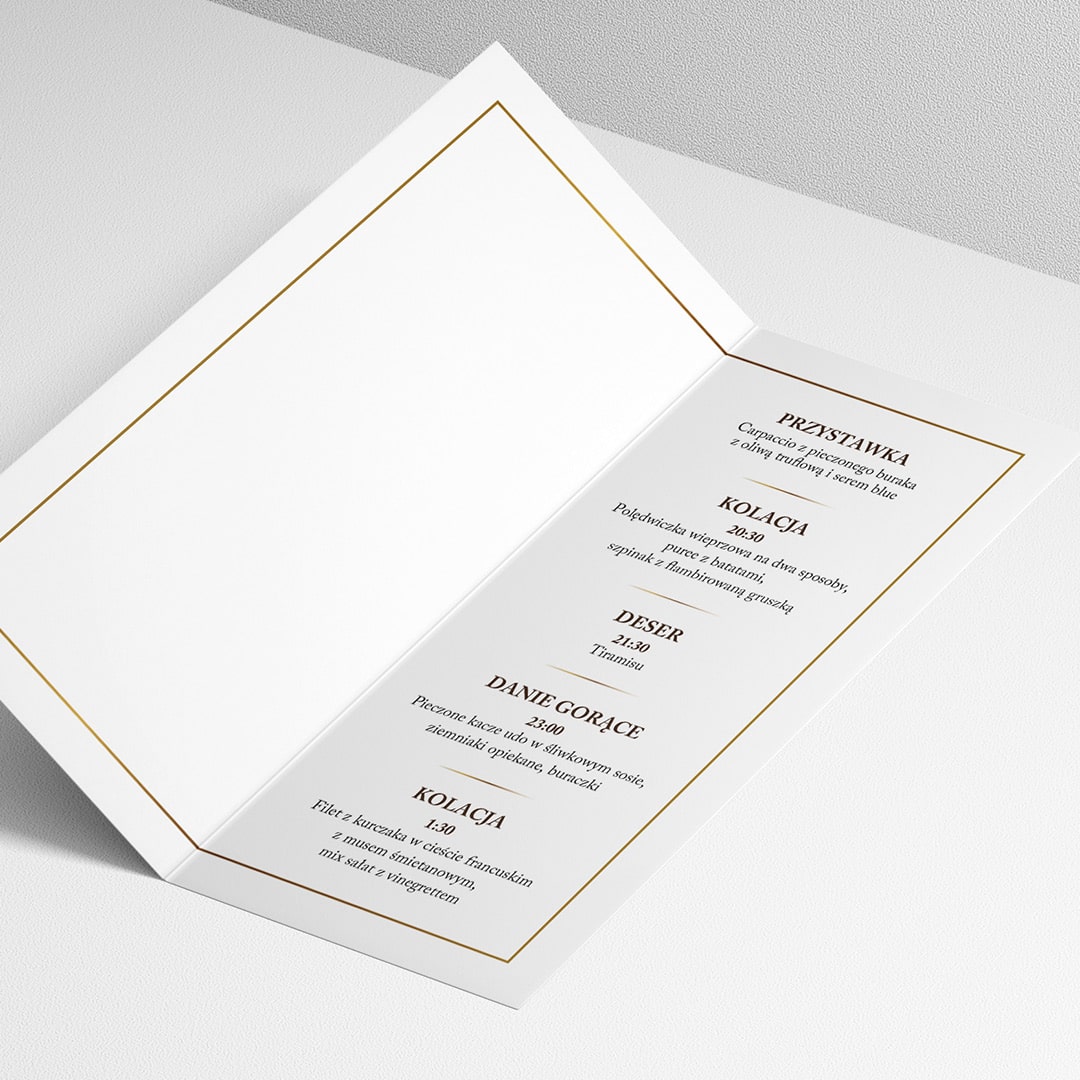 castello menu